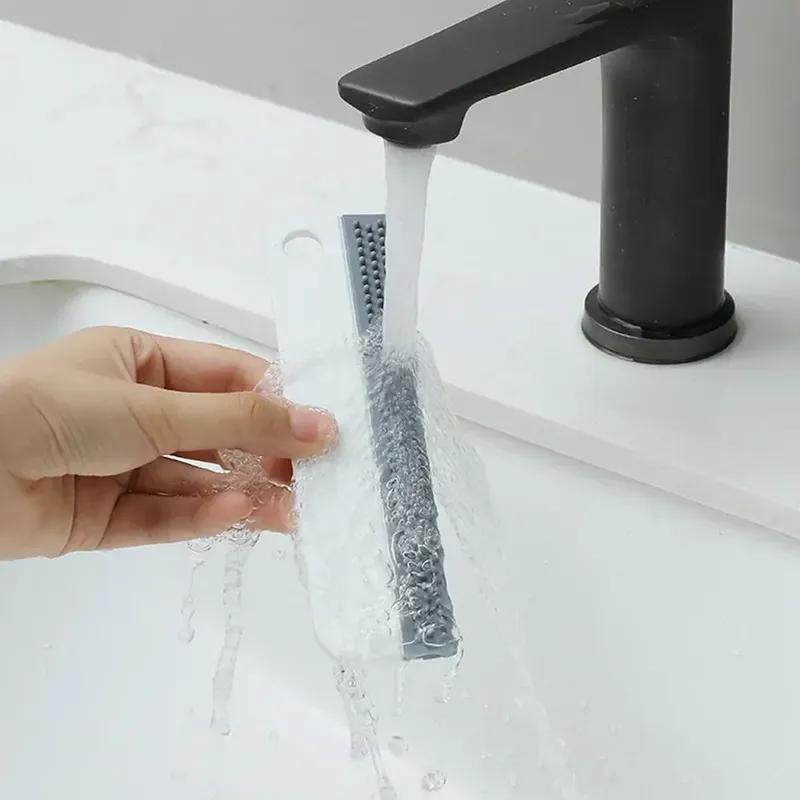 Soft Silicone Glass Wiper Scraper Window Cleaning Brush Kitchen Bathroom Glass Cleaning Tools for Car Mirror Cleaner Squeegee