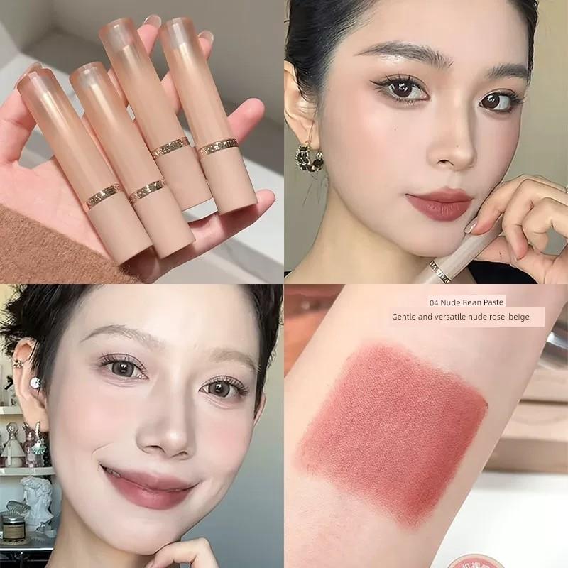 Earth-Mother Series with a High-Intelligence and Elegant Vibe! Keman Vitality Nude Lipstick Matte Soft Mist Tinted Lipstick in Nude Shades