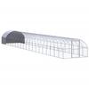 VidaXL Outdoor Chicken Coop 3 X 20 X 2 M Galvanized Steel, 141.4kg