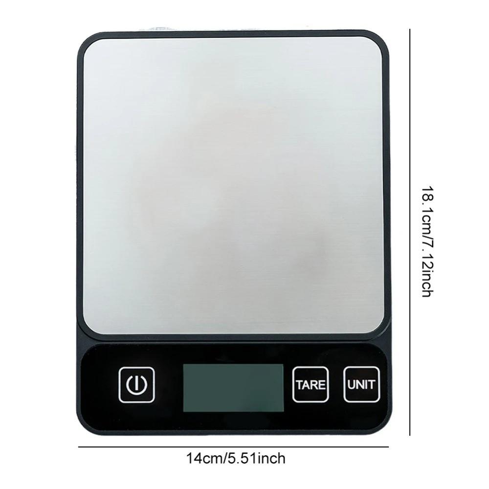High Precision Electronic Scale Stainless Steel Food Scale Digital Kitchen Scale  Coffee