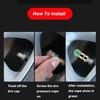4 Pack 3 Color Indicator Tire Pressure Monitor Valve for Small Medium Motorcycle Bicycle Tire Pressure Monitoring and Alert