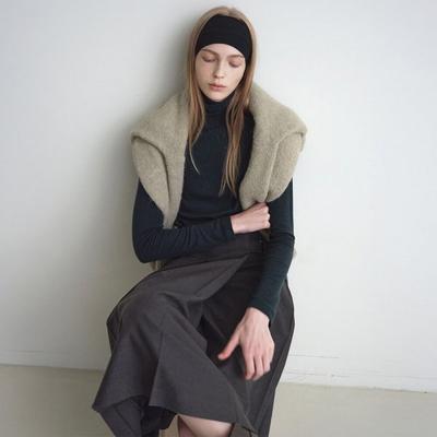 Finger Hole Jersey Turtleneck Kw5we8110 33