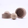 Round Ball Diffuser Wood, Car Horizontal Simple Round Black Walnut Essential Oil Aromatherapy Ornament Living Room Decoration