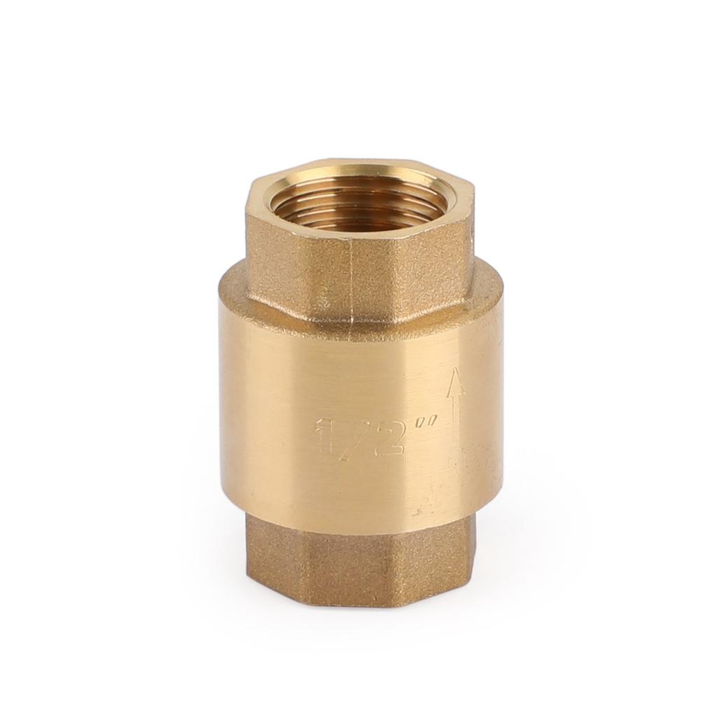 DN15 1/2" NPT In-Line Check Valve Brass Spring Loaded Inline 200PSI