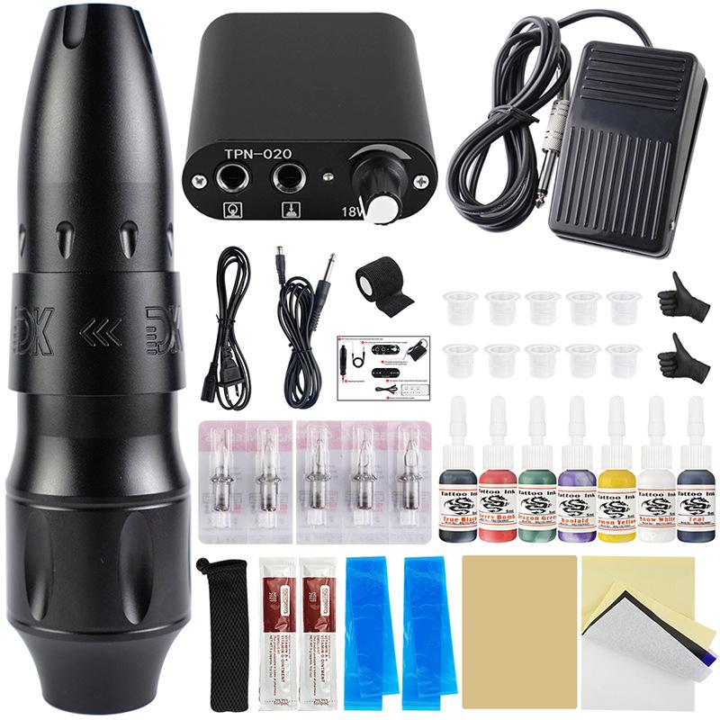 

Пчелиный укус Нет. 1 набор тату-ручек: Инструмент «Все в одном» для контура, теней и моторная ручка. UK Plug