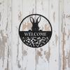 Custom Rabbit Metal Sign for Garden Wall Art Porch Decor Easter Outdoor Gift
