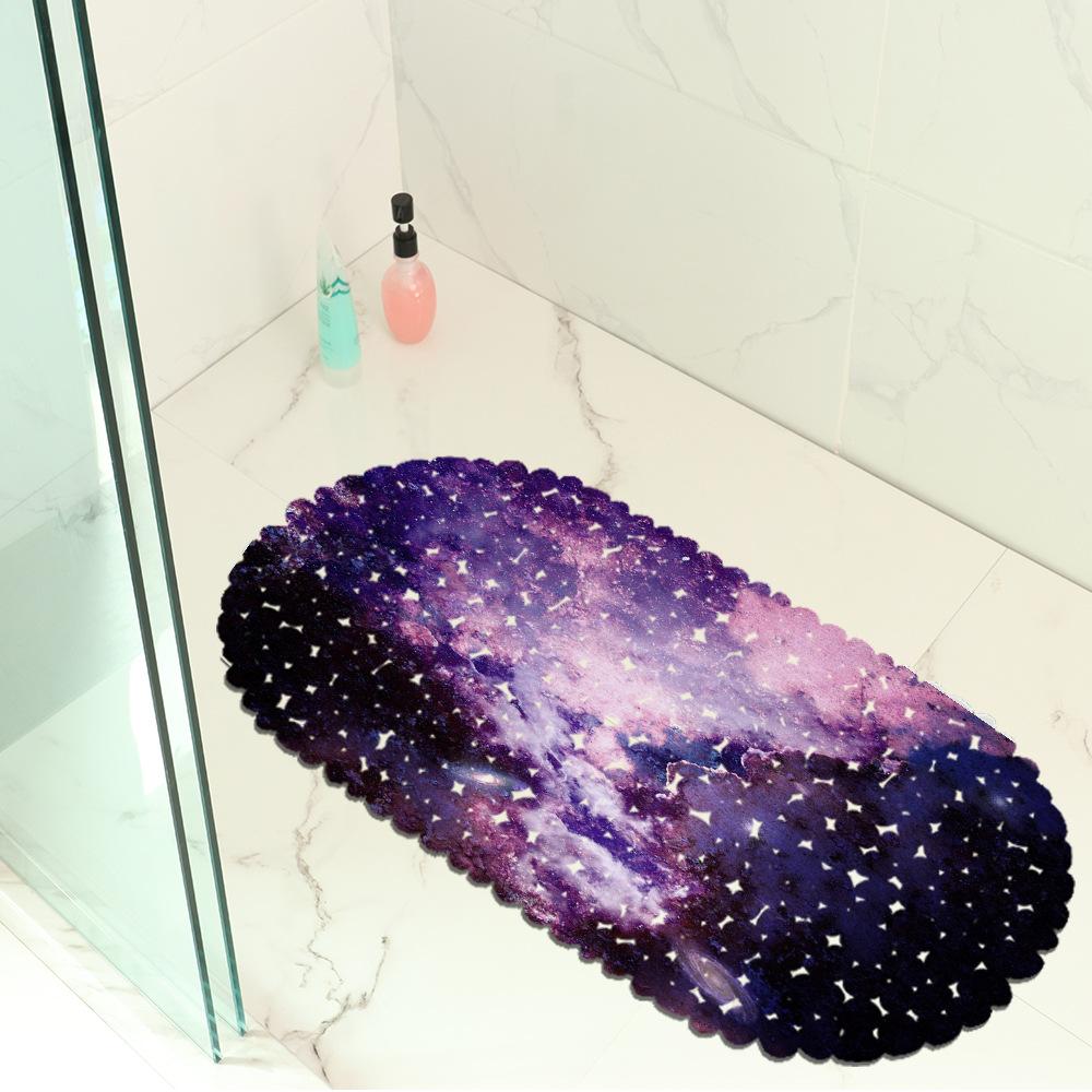 Beautiful Night Sky Picture Balcony Bathroom Mat Hydrophobic Non-Slip Door Mat Swimming Pool Public Places Non-Slip Floor Mat