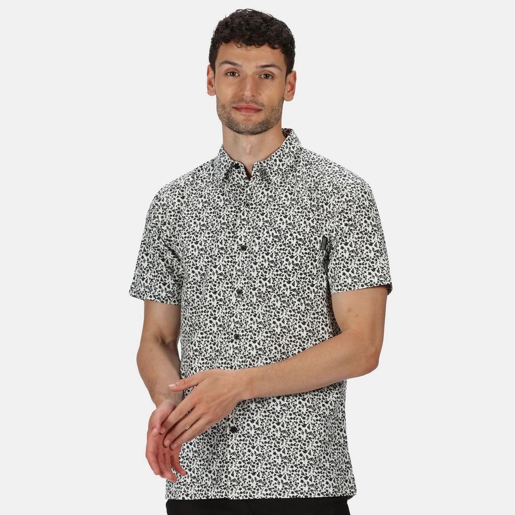 Regatta Mens Mindano V Short Sleeved Checked Shirt