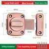 No-Drill Anti-Theft Door Latch Lock for Bathroom