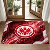 Eintracht Frankfurt Football Design Crystal Velvet Rug Soft Decorative Mat for Bedroom Entrance