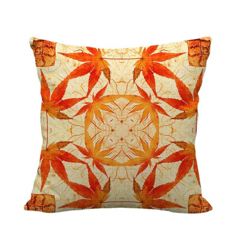 Symmetrical Bohemian Geometric Patterns Digital Printing Short Plush Pillow Covers For Car Sofa Office Cushion Cover Home Goods