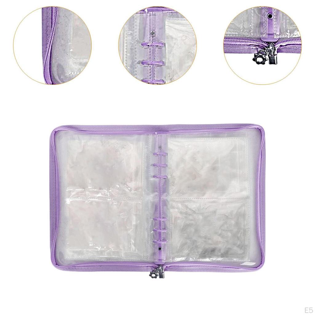 Jewelry Organizer Book with Clear Design for Earring And Brooch Storage
