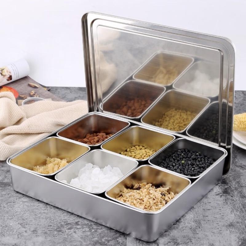 777 Stainless Steel Commercial Kitchen Ingredient & Spice Organizer