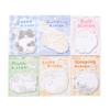 Special Shaped Sticky Gift Notes Cat Paradise Series Cute Healing Kitten Student Message Notebook Decoration Kawai Stationery