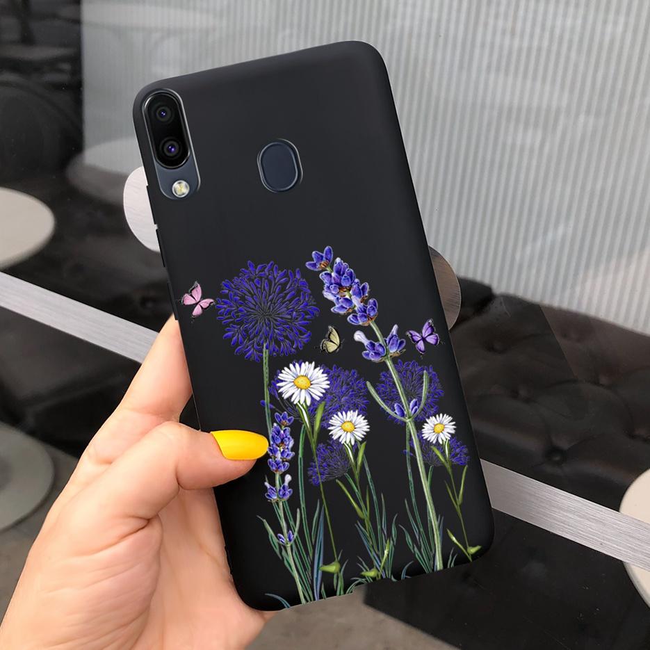 For Samsung Galaxy M10 M20 M30 Case Stylish Cartoon Sunflower Soft Silicone Phone Back Cover For Samsung M 10 20 30 M305F Fundas