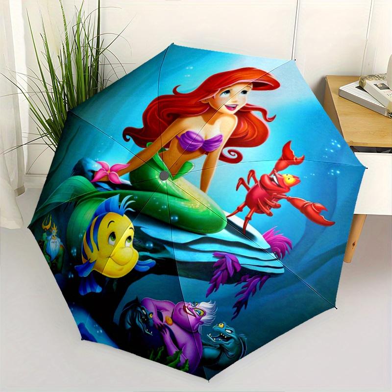 

Ariel in the sea Automatic Opening and Closing Umbrella - Suitable for Various Occasions, Outdoor Activities, Lightweight and Durable Automa