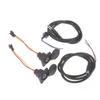DC2.1/ 2.5 Elektrofahrrad Ladekopf Li-on Akku Ausgangskabel 36V/48V Runde Stecker und Buchse Ladestecker Buchse