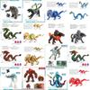 West Mythology Creatures Pvc Octopus Monster Shadow Wolf Statue Collection With Dynamic Figures For Display And Gift