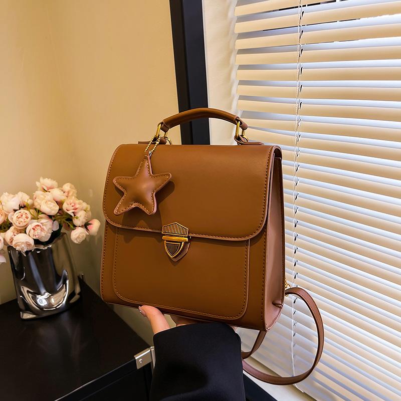 Backpack Women's New Fashion Portable Small Square Bag Casual Versatile Single Shoulder Oblique