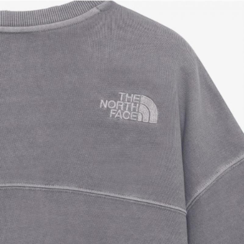 The North Face White Label Dying Sweatshirt Gray Nm5mq50j