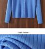 2025 Women's V-neck Loose Knit Cardigan - Short, Long Sleeve Sweater for Spring & Autumn