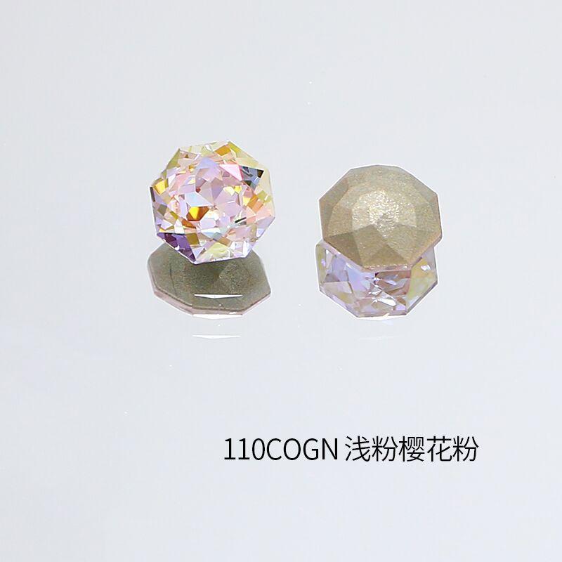 

10 шт. хрустальный маникюрный бриллиант огранки «роза тысячелетия» с имитацией циркона с восьмигранным заостренным основанием из бриллианта K9, ювелирные аксессуары 8*8mm