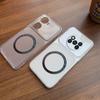 Case for Xiaomi POCO X3 Pro NFC Wireless Charging Magnetic Ring Casing Anti-Fingerprint Matte Cover