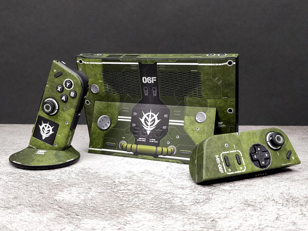 Lenovo Legion Go Skin, Green Zaku II Edition, Full-Wrapping Matte Vinyl Skin for Legion Go (Designed by POP SKIN)