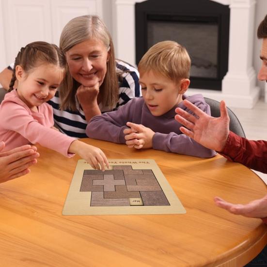 Daily Calendar Puzzle Wooden Puzzle Toy 365 Date Daily Challenge Puzzle Game The Whole Year Puzzle Calendar Gift for Men Women Kids