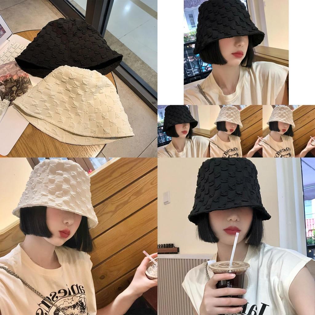 Trendy Japanese Style Sunshade Bucket Hat Womens Summer Uv Protection Cap