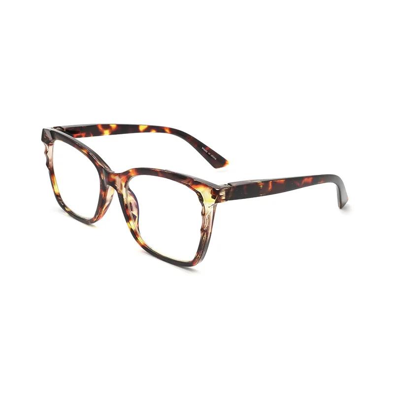 Classic Large Frame High-definition Reading Glasses, Fashionable Anti Blue Light Ultra Light Presbyopia Glasses+100 To+300 Gafas