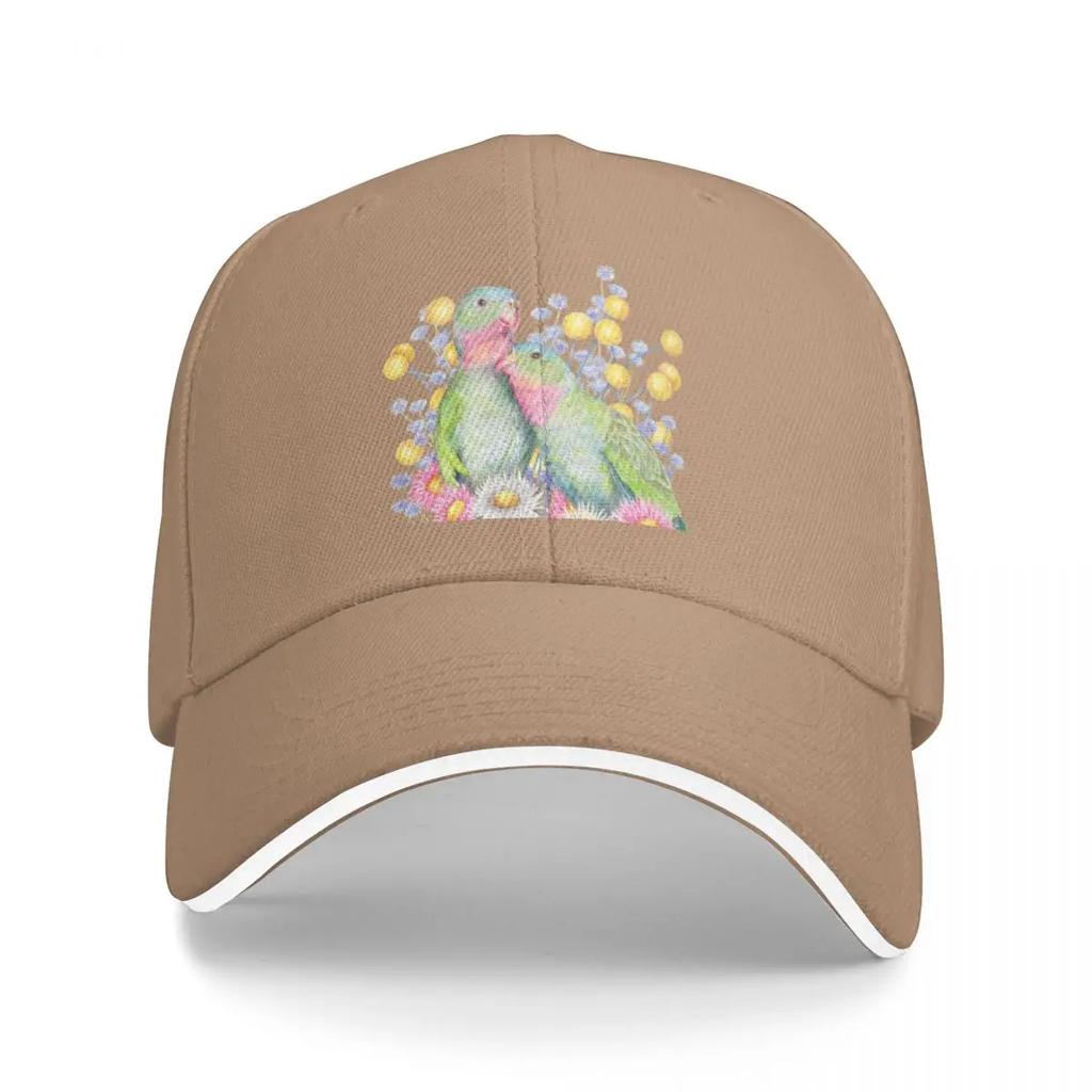 Princess Parrots  Pink Birds from the Australian Outback Baseball Cap Trucker  Snapback  Hats Man Womens