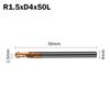 CNC 3D Carving Bits Carbide 2 Flutes End Mill 2 Flutes Engraving Router Bits CNC Carving Bit