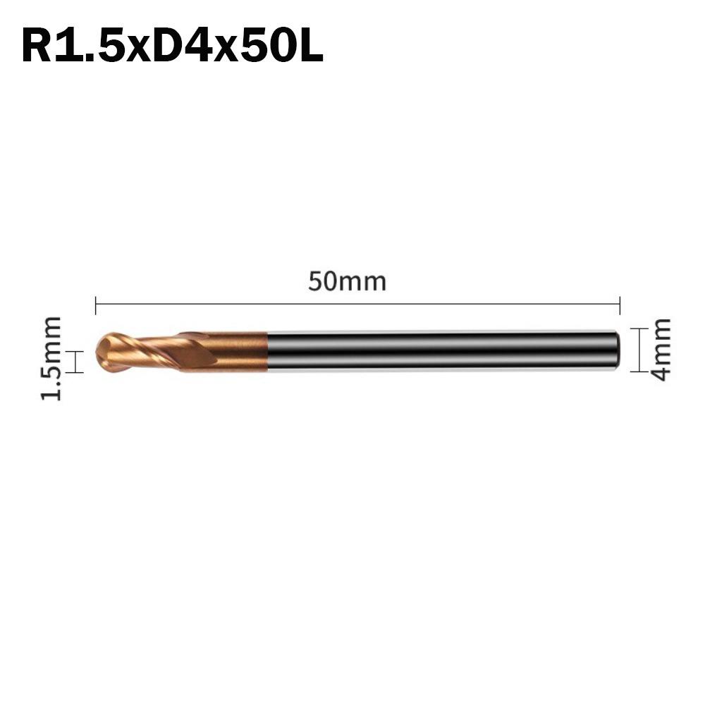 CNC 3D Carving Bits Carbide 2 Flutes End Mill 2 Flutes Engraving Router Bits CNC Carving Bit
