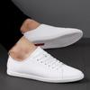 Men's Spring/Summer Lace-up Genuine Leather Casual Flat Shoes - Trendy & Versatile