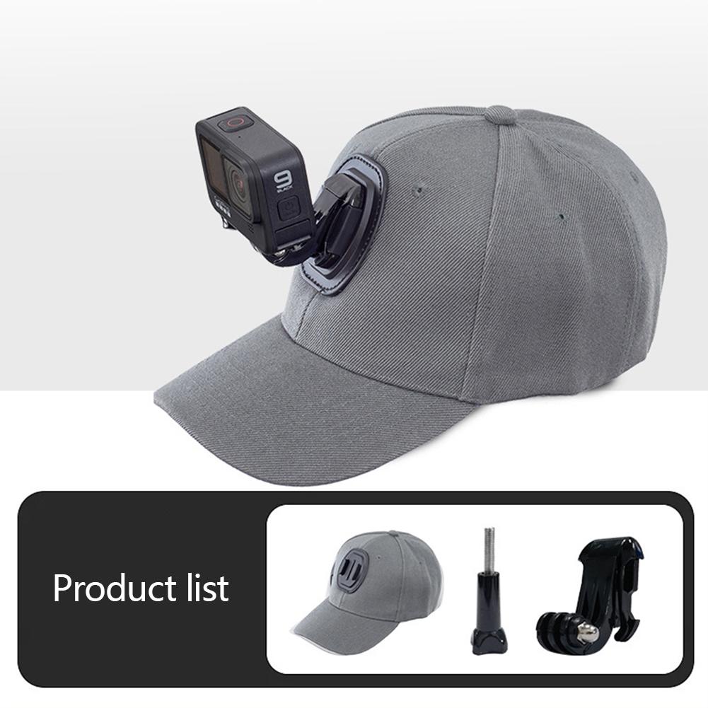 

Регулируемая парусиновая кепка от солнца для Gopro Hero 12 11 10 9 8 7 6 5 4 3 insta360 x3 x2 Eken SJCAM DJI OSMO Sport Action Camera темно-серого