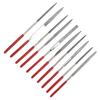 10Pcs Needle File Set Hardened Sturdy   Comfortable Handle Convenient Jewelry Files