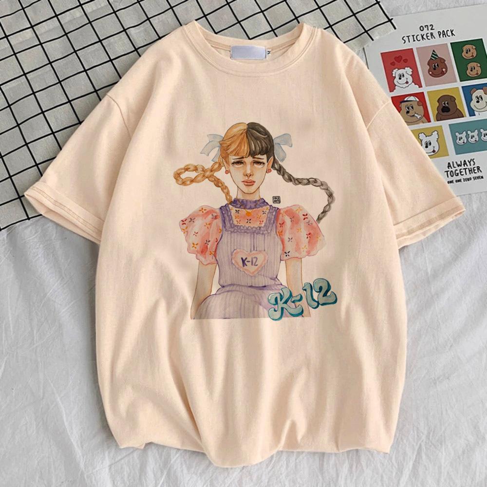 Melanie Martinez t shirt teen Psychedelic Graphic harajuku Grunge tshirt Classic streetwear Gothic Digital Vintage University