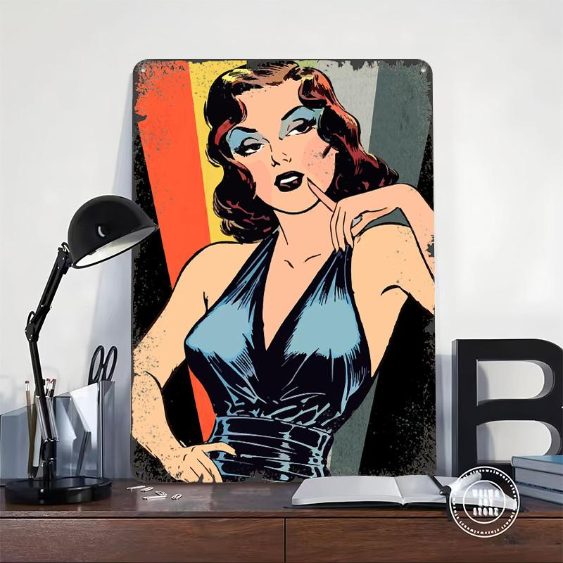DAMSEL RAINBOW Metal Poster Customized Wall Art Retro Vintage Tinplate Signs for Wand Deko House Decor Office Decoration Room