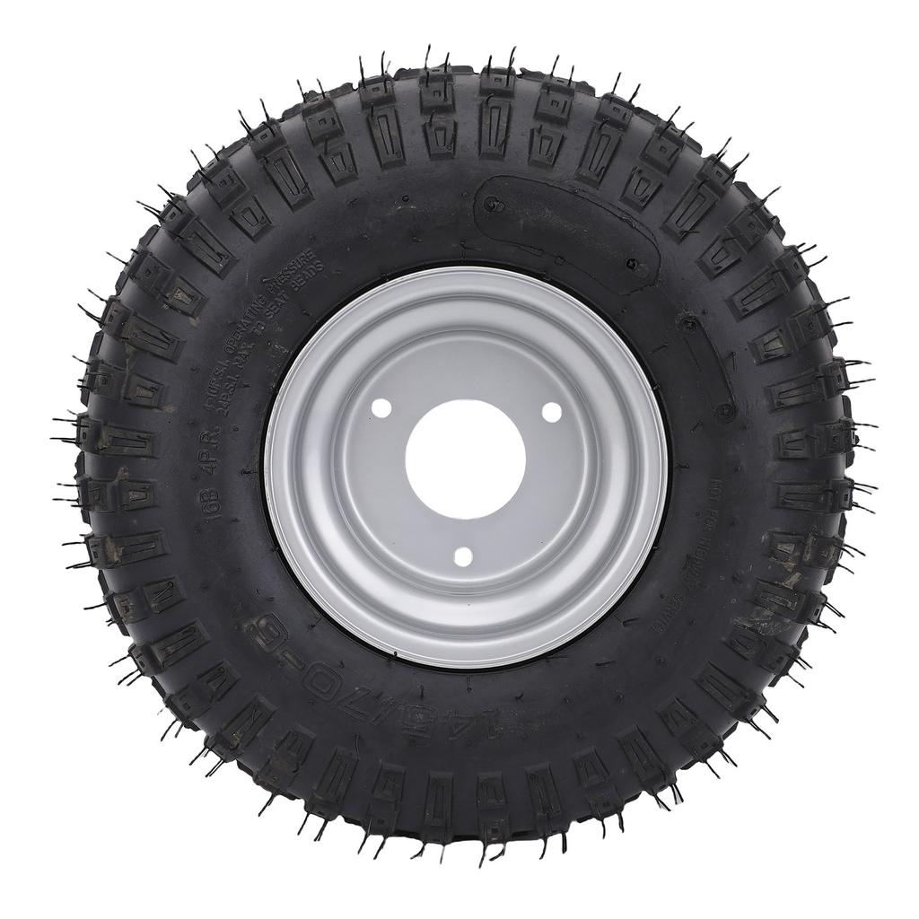 Off Road Wheel 145x70 6 6 Inch 3 Bolts Non Slip Explosion Proof Tire with Hub for Bike ATV Quad Go Kart