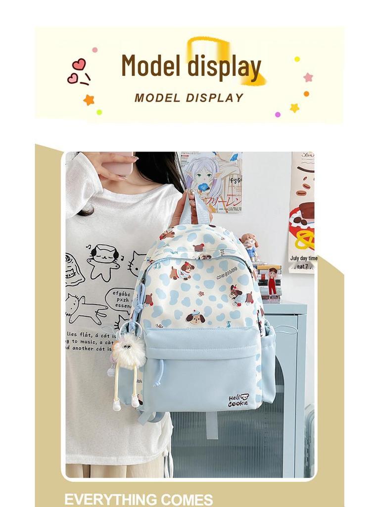 Öğrenciler için Büyüleyici Çizgi Film Okul Sırt Çantası - İlkokuldan Liseye, Geniş Kapasiteli