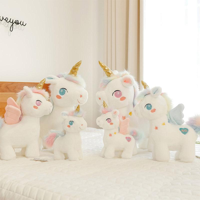 Cute Dream Unicorn Doll Plush Toy Children's Rag Doll Holiday Gift Claw Machine