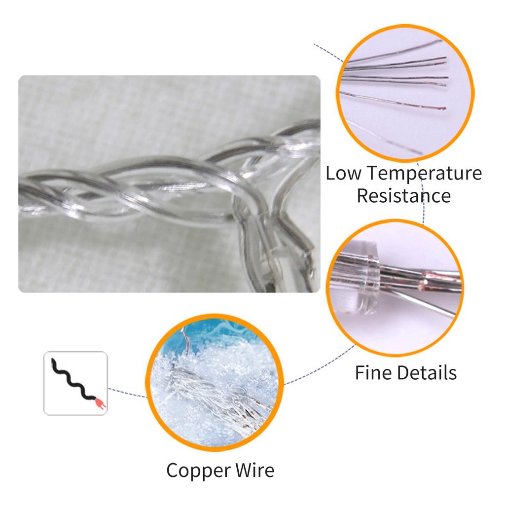 Halloween String Lights 20FT 40LEDs Transparent Skeleton Hand Shaped Decorative Hanging Lights