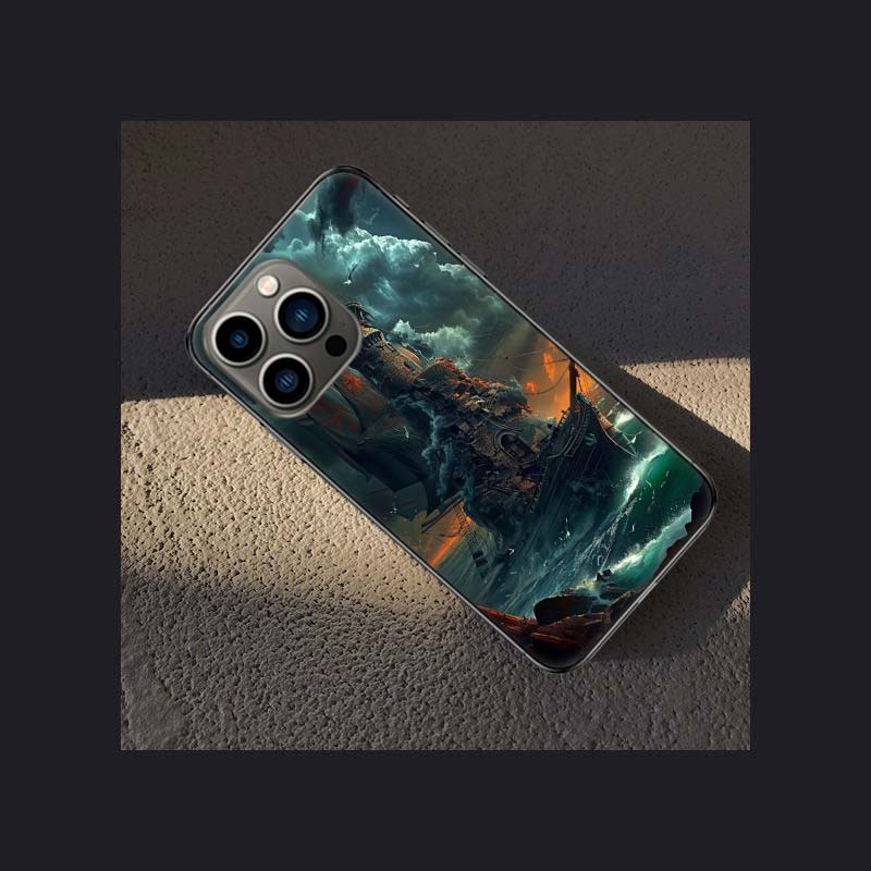 Lighthouse Phone Case For Iphone 16 15 Plus 13 12 Mini 17Air 16E 11 14 Pro 17 Pro Max Cover Shell Coque Soft Clear Capa Cute Fun
