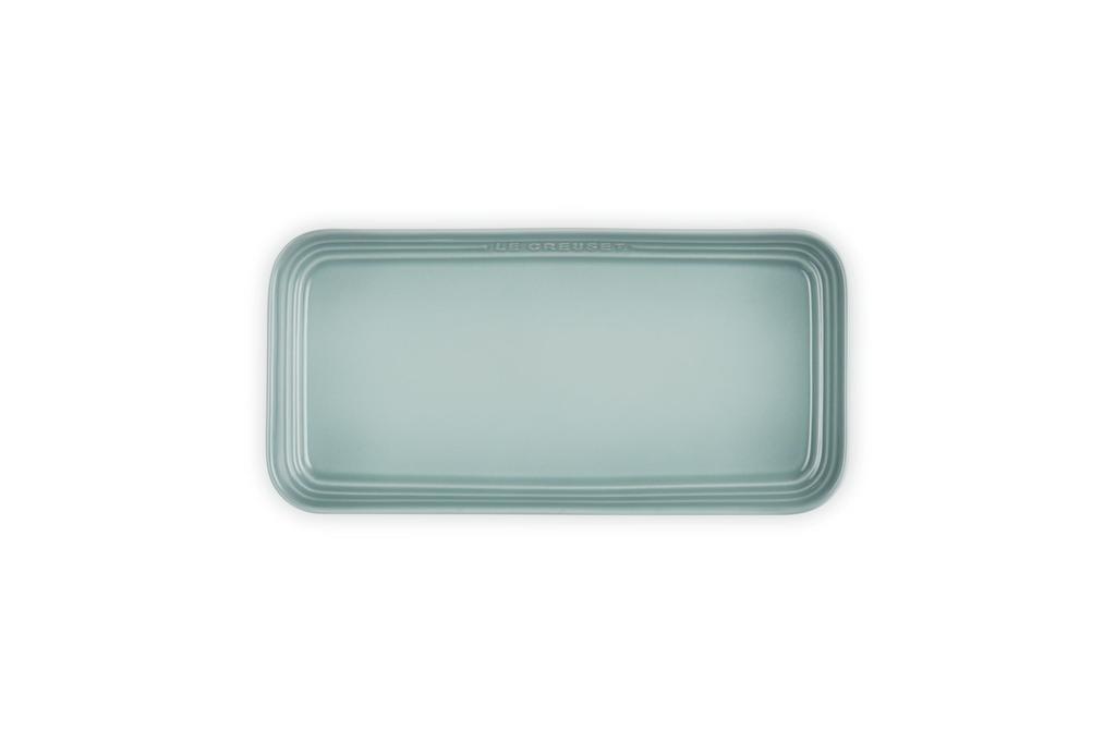 Le Creuset Rectangular Sea Salt and Oven Safe Japanese Léger Plate, 25cm, Summer, Microwave, Dishwasher, [Official Product]