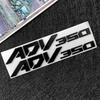 3D Raised ADV350 Stickers for Honda, 4 Colors Silver/Black/Gold/Red Motorcycle Emblem Decals, Scooter Body Decor Badge ajb256