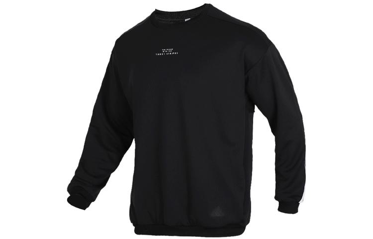 

Adidas Sweatshirts Men s Black Crew Neck Moderate Regular FM5317 XL