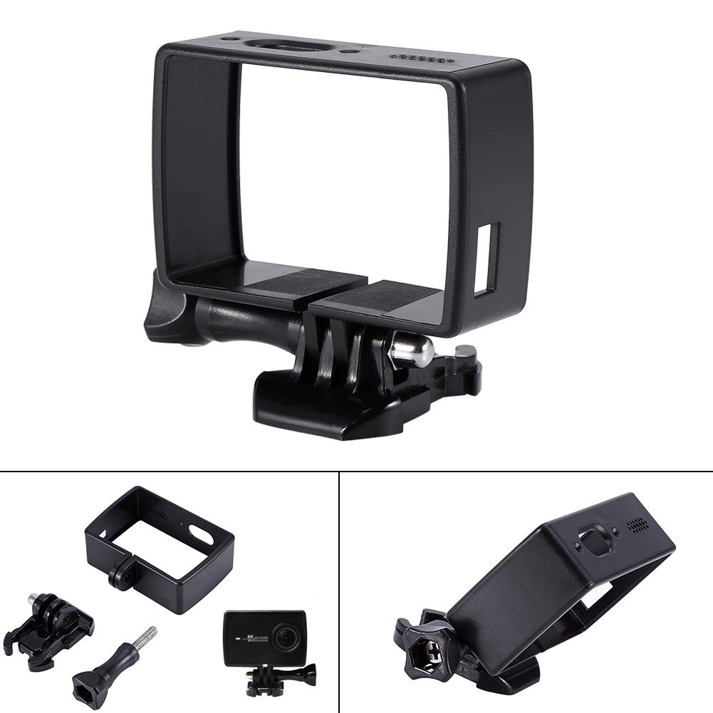Housing Side Mount Protect Frame Case With Mount Adapter For Xiaomi YI 4K For XiaoYi 2