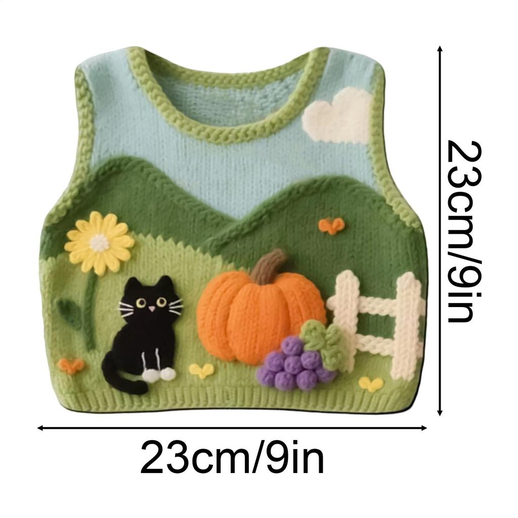 Mouse Pads For Desk Cute Knitted Sweater Vest Design Rug Cute Aesthetic Mouse Placemat For Desktop Home Decor Laptop Men Women