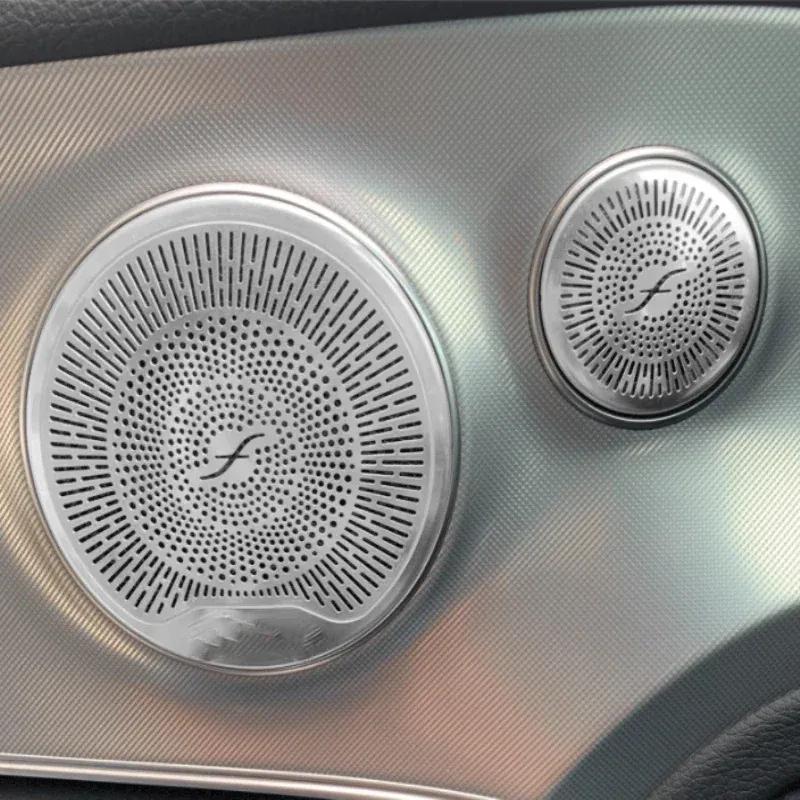 For Mercedes Benz E Class Coupe C238 W238 2017 2018     Front Rear Door Audio Speaker Cover Trim Car Accessories